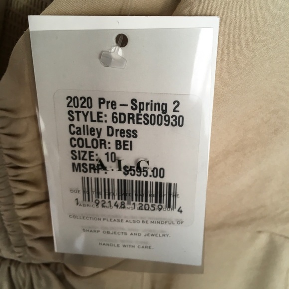 NWT A.L.C. Off Shoulder Dress - Picture 5 of 6